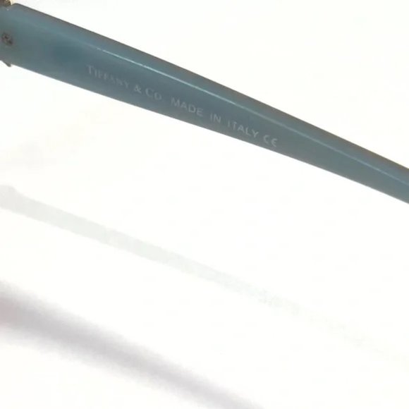 TIFFANY & CO. Animal Print On Tiffany Blue Polarized Cats Eye Sunglasses TF4048 - Picture 11 of 11